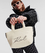 BOLSO TOTE PEQUEÑO K/SIGNATURE SOFT MARFIL